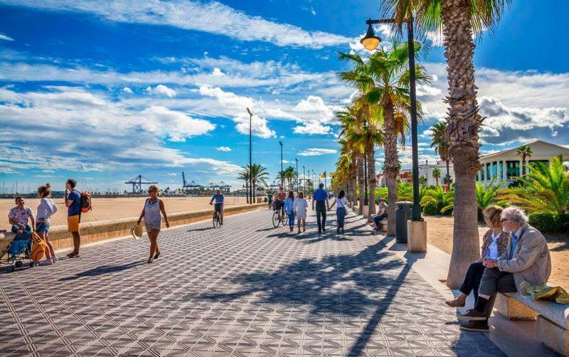 Sweets Rooms On The Beach Valencia Buitenkant foto